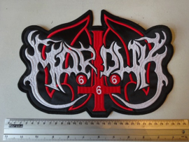 MARDUK - WHITE/RED NAME LOGO