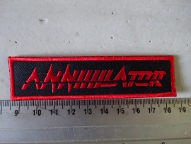 ANNIHILATOR - RED LOGO ( RED BORDER )