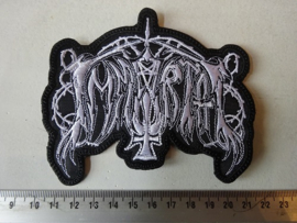 IMMORTAL - WHITE LOGO ( SHAPED OLD LOGO )