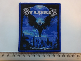 SYLOSIS - THE SUPREME OPPRESSOR ( BLUE BORDER ) WOVEN