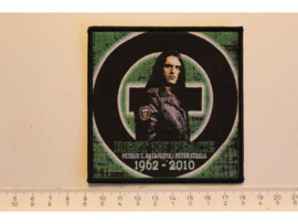 TYPE O NEGATIVE - REST IN PAECE 1962 - 2010 ( BLACK BORDER ) WOVEN