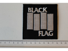 BLACK FLAG - WHITE NAME LOGO