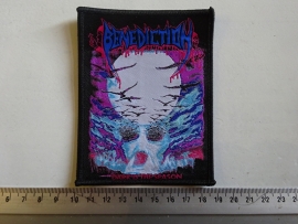 BENEDICTION - DARK IS THE SEASON ( BLACK BORDER ) WOVEN