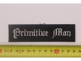 PRIMITIVE MAN - WHITE NAME LOGO
