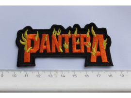 PANTERA - FLAMED ORANGE NAME LOGO
