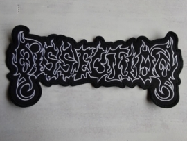DISSECTION - WHITE LOGO