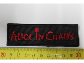 ALICE IN CHAINS - RED NAME LOGO