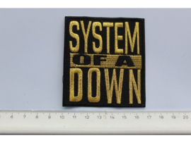 SYSTEM OF A DOWN - YELLOW NAME LOGO