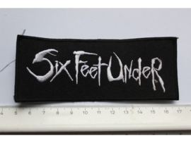 SIX FEET UNDER - WHITE NAME LOGO