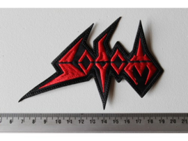 SODOM - RED NAME LOGO