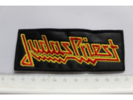 JUDAS PRIEST - RED/YELLOW NAME LOGO ( NON SHAPED )