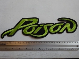 POISON ( GLAM ) - GREEN LOGO
