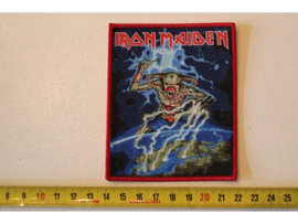 IRON MAIDEN - NORTH EUROPEAN TOUR ( RED BORDER ) WOVEN