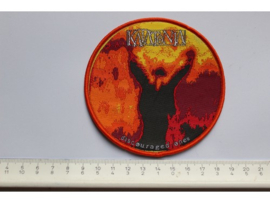 KATATONIA - DISCOURAGED ONES ( RED BORDER ) WOVEN