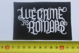 WE CAME AS ROMANS - WHITE NAME LOGO