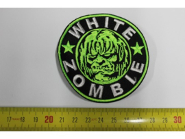 WHITE ZOMBIE - WHITE/GREEN NAME LOGO