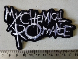 MY CHEMICAL ROMANCE - WHITE NAME LOGO