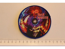 IRON MAIDEN - THE CALL OF THE PROPHECY ( BLUE BORDER ) WOVEN