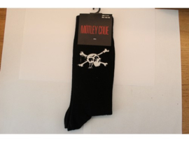 MOTLEY CRUE - WHITE NAME LOGO + SKULL