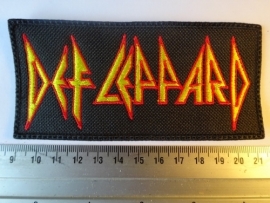 DEF LEPPARD - RED/YELLOW LOGO