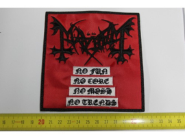 MAYHEM - NO FUN, NO CORE, NO MOSH, NO TRENDS