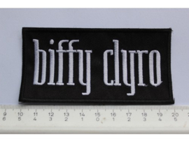 BIFFY CLYRO - WHITE NAME LOGO