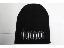 BEANIE DOWN - WHITE NAME LOGO