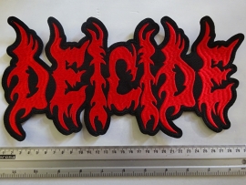 DEICIDE - RED LOGO