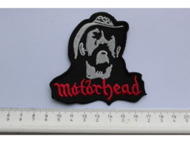 MOTORHEAD - LEMMY ( RED NAME LOGO + FACE )