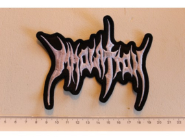 IMMOLATION - WHITE/BLACK NAME LOGO