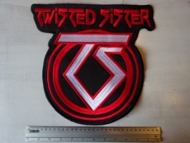 TWISTED SISTER - RED NAME + WHITE TS LOGO