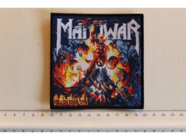 MANOWAR - HELL ON STAGE LIVE ( BLACK BORDER ) WOVEN