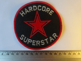 HARDCORE SUPERSTAR - SILVER LOGO + RED STAR