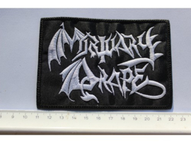 MORTUARY DRAPE - WHITE NAME LOGO ( NON SHAPED )
