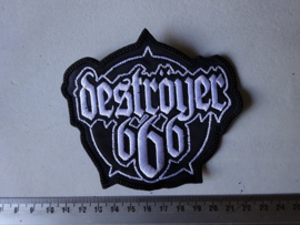 DESTROYER 666 - WHITE LOGO