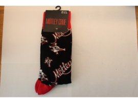 MOTLEY CRUE - WHITE/RED NAME LOGO + LOTS OF SKULLS