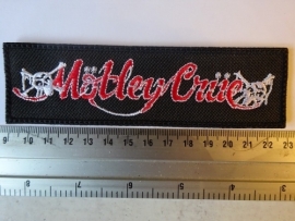 MOTLEY CRUE - RED/WHITE LOGO