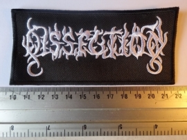 DISSECTION - WHITE LOGO