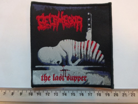 BELPHEGOR - THE LAST SUPPER ( BLACK BORDER ) WOVEN, LAST COPY!