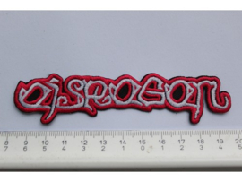 EISREGEN - WHITE/RED NAME LOGO