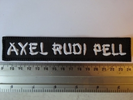 AXEL RUDI PELL - WHITE LOGO