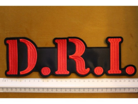 D.R.I. - RED NAME LOGO