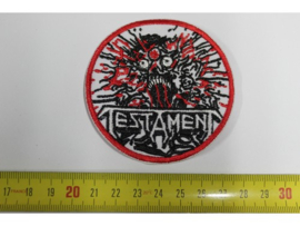 TESTAMENT - RETURN TO THE APOCALYPTIC CITY ( RED BORDER )