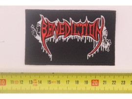 BENEDICTION - RED/WHITE NAME LOGO