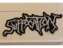 SUFFOCATION - WHITE NAME LOGO