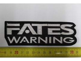 FATES WARNING - WHITE NAME LOGO