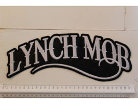 LYNCH MOB - WHITE NAME LOGO