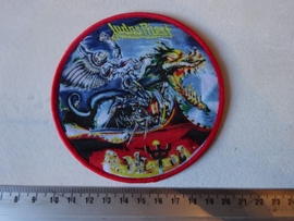 JUDAS PRIEST - PAINKILLER ( RED BORDER  ) WOVEN