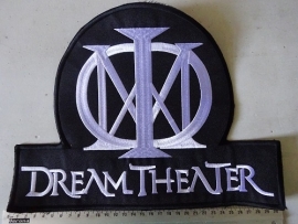 DREAM THEATER - WHITE NAME + LOGO