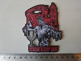 DEATH - SCREAM BLOODY GORE ( WOVEN ) NUMBERED COPIES.